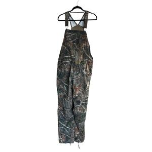 RedHead Silent Hide Camo Bib Overalls Medium Hunting Workwear Y2K Cargo Utility